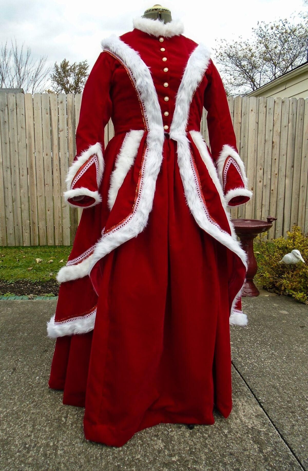 Vintage Victorian Fashion - Женское викторианское эдвардианское винтажное бархатное бальное