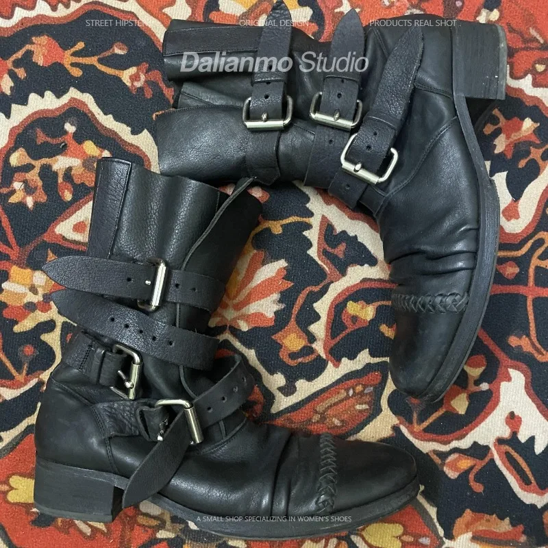 Модные мужские мотоциклетные б – обзор и цена Vintage Fashion Style Men