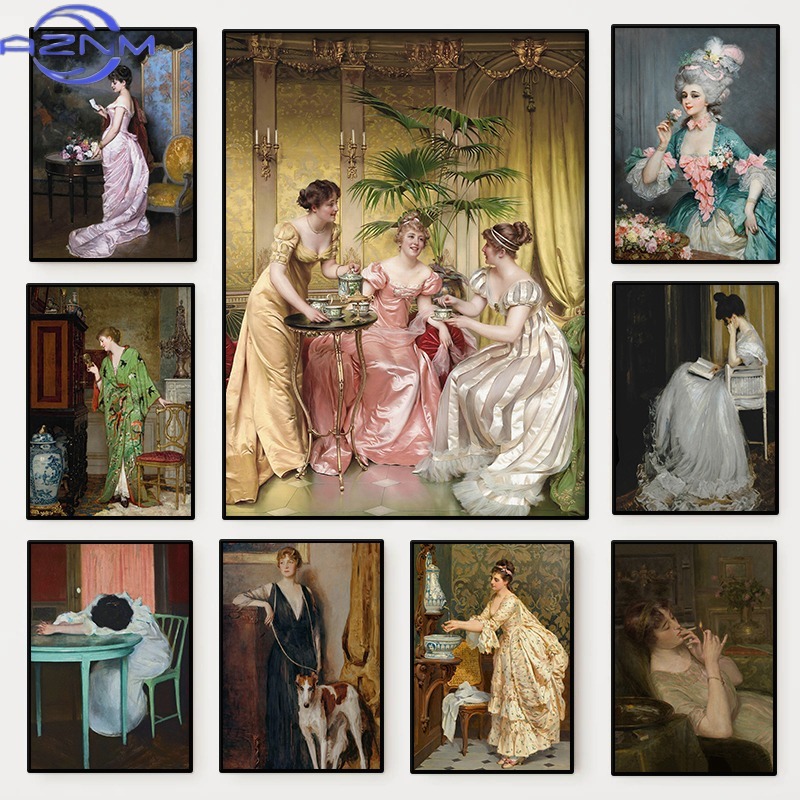 Постер с портретом женщины эпо – обзор и цена Vintage Victorian Fashion