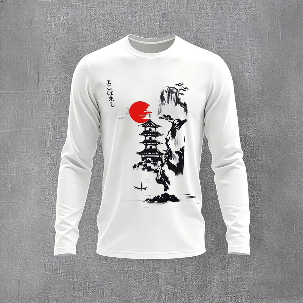 Мужская футболка с длинным рук – обзор и цена Vintage Fashion Streetwear