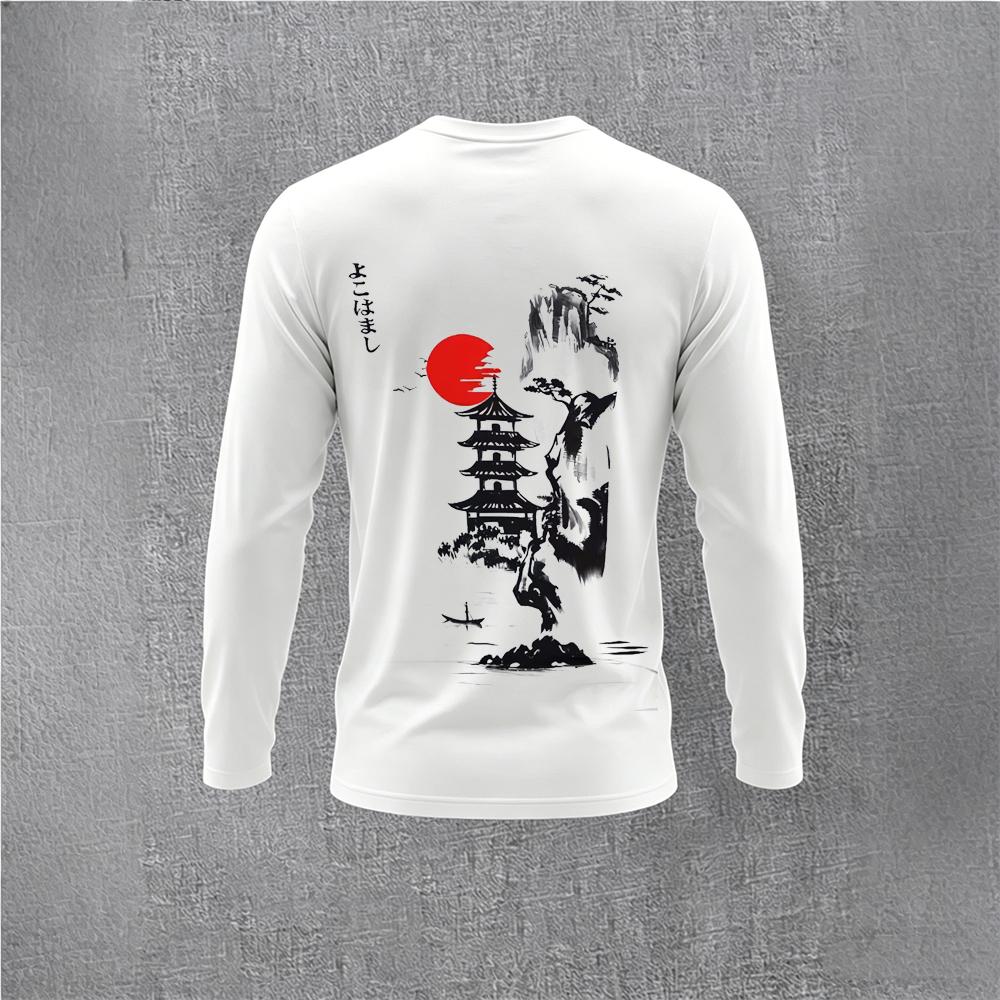 Мужская футболка с длинным рук – обзор и цена Vintage Fashion Streetwear
