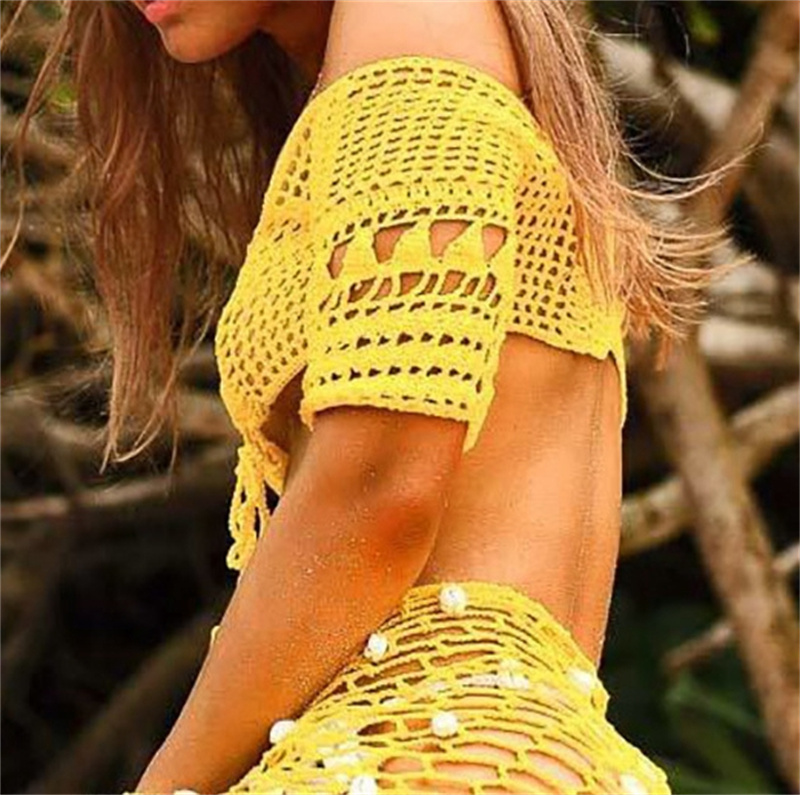 Женская сексуальная укороченна – обзор и цена Crochet Top Boho